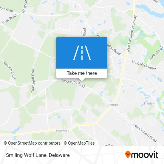 Smiling Wolf Lane map