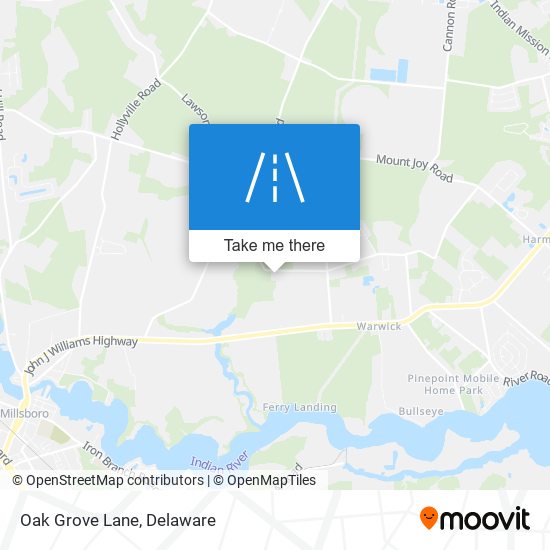 Mapa de Oak Grove Lane
