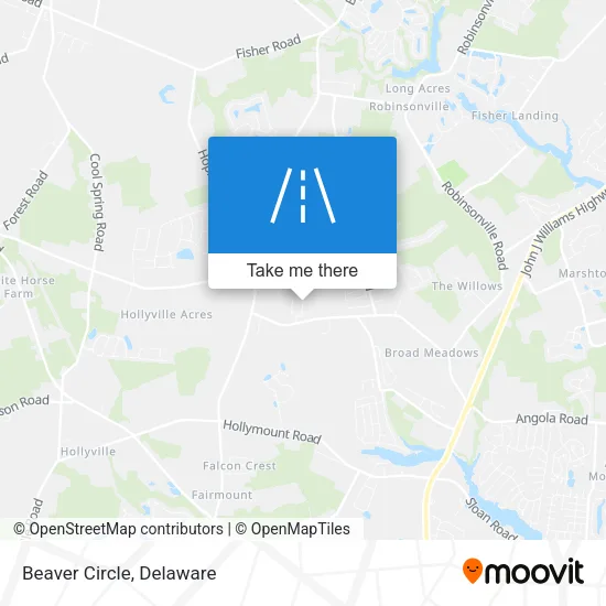 Beaver Circle map