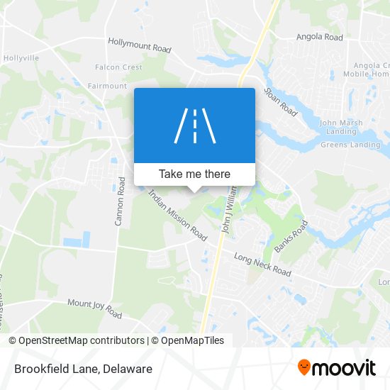 Mapa de Brookfield Lane