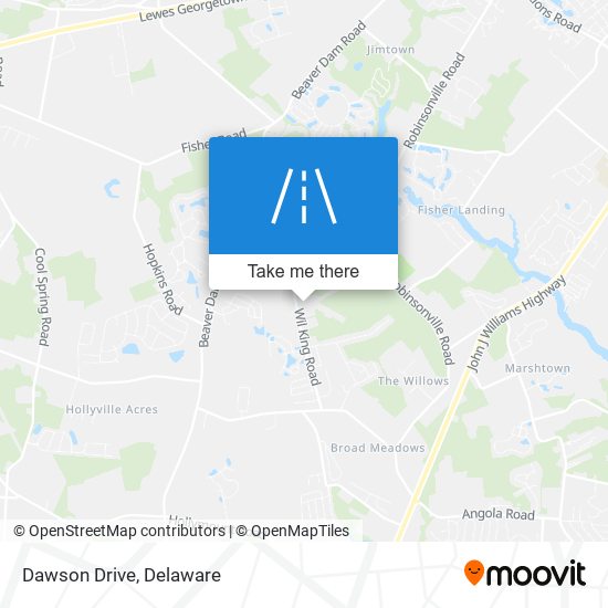 Dawson Drive map