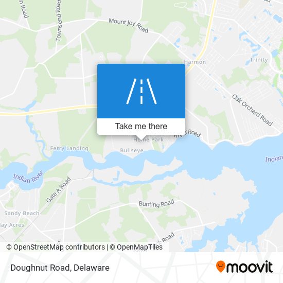 Mapa de Doughnut Road