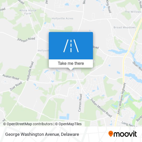 George Washington Avenue map