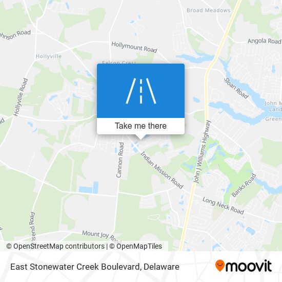 East Stonewater Creek Boulevard map