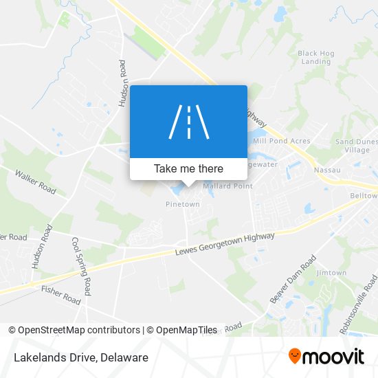 Mapa de Lakelands Drive