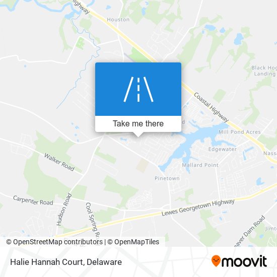 Mapa de Halie Hannah Court