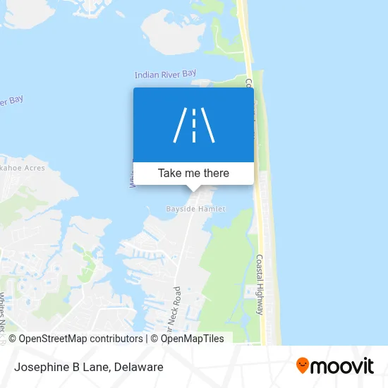 Josephine B Lane map