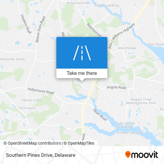 Southern Pines Drive map