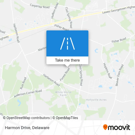 Harmon Drive map