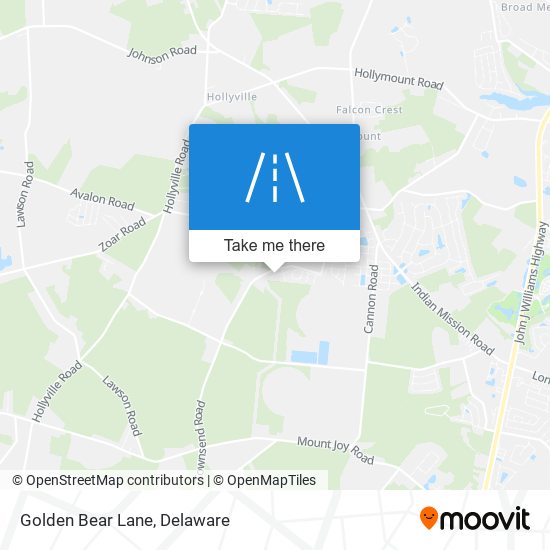 Mapa de Golden Bear Lane