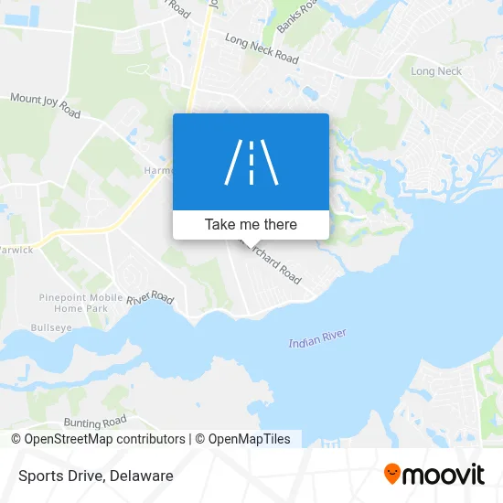 Sports Drive map