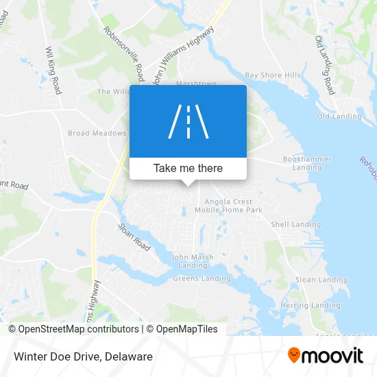 Winter Doe Drive map