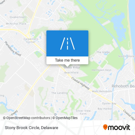 Mapa de Stony Brook Circle