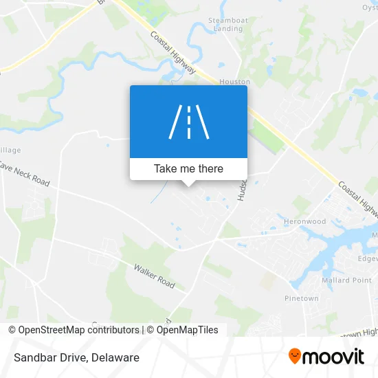 Sandbar Drive map