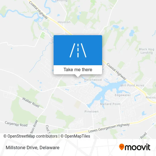 Millstone Drive map