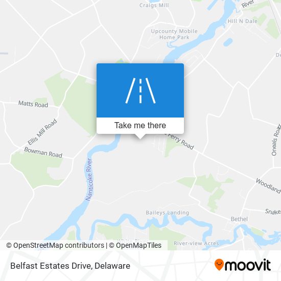 Belfast Estates Drive map