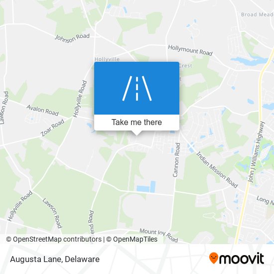 Augusta Lane map