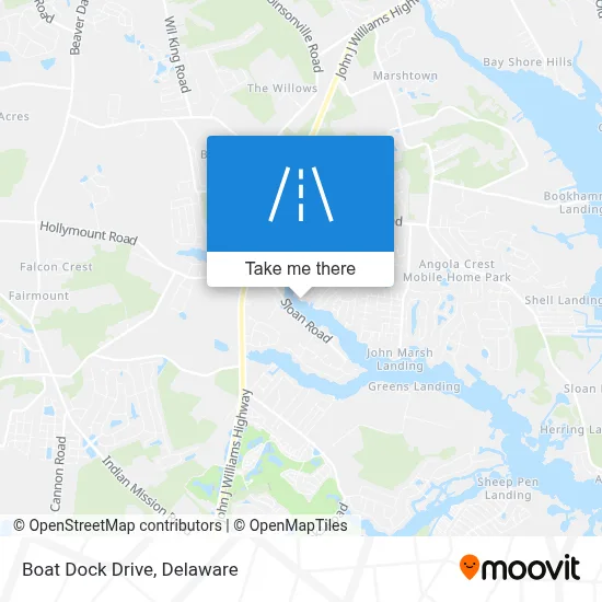 Boat Dock Drive map