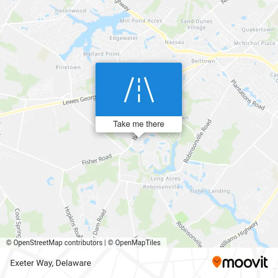 Exeter Way map