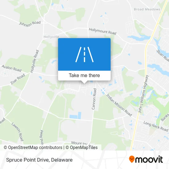 Spruce Point Drive map