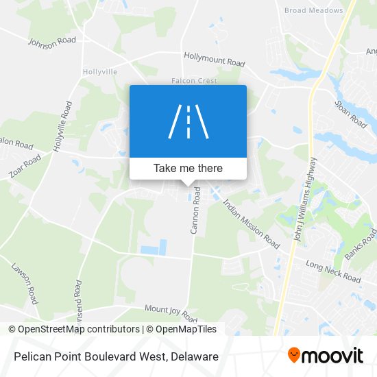 Pelican Point Boulevard West map
