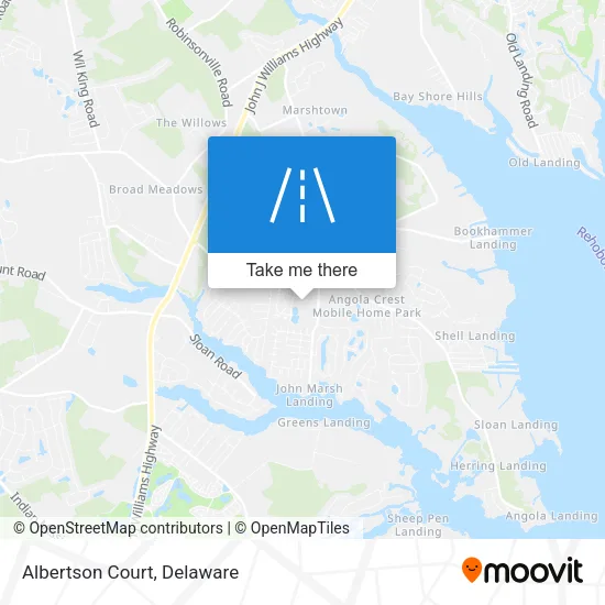Albertson Court map