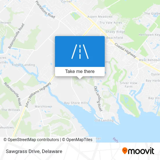 Sawgrass Drive map