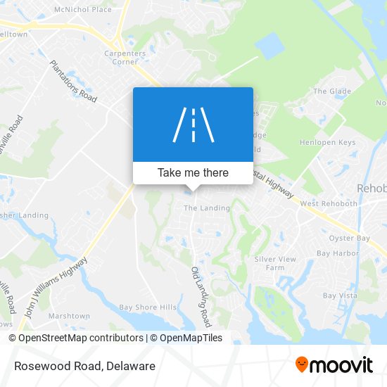 Mapa de Rosewood Road
