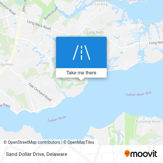 Sand Dollar Drive map