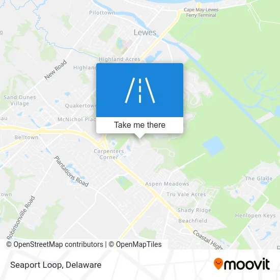 Seaport Loop map