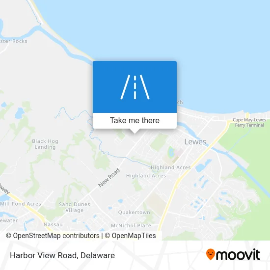 Harbor View Road map