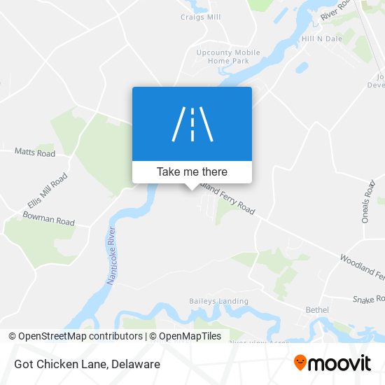 Mapa de Got Chicken Lane