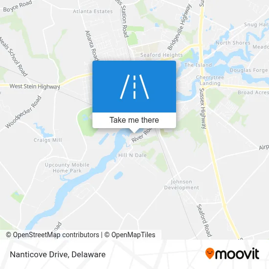 Nanticove Drive map
