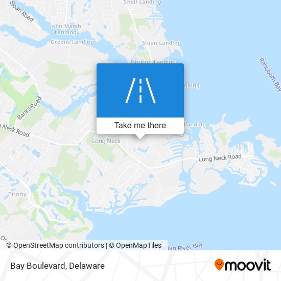 Mapa de Bay Boulevard