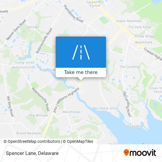 Mapa de Spencer Lane