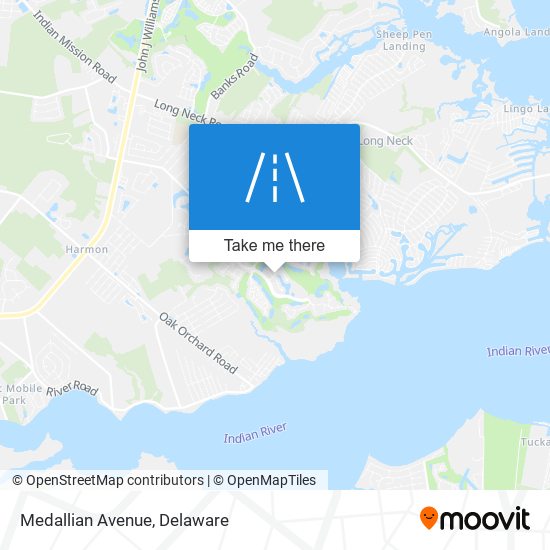 Mapa de Medallian Avenue