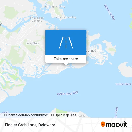 Fiddler Crab Lane map