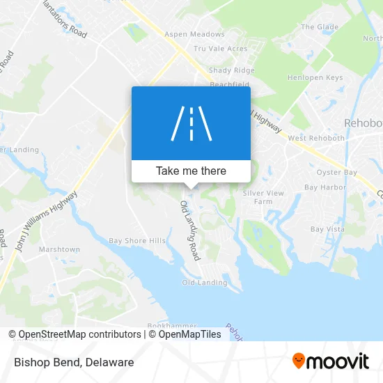 Bishop Bend map