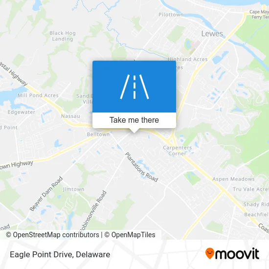 Eagle Point Drive map