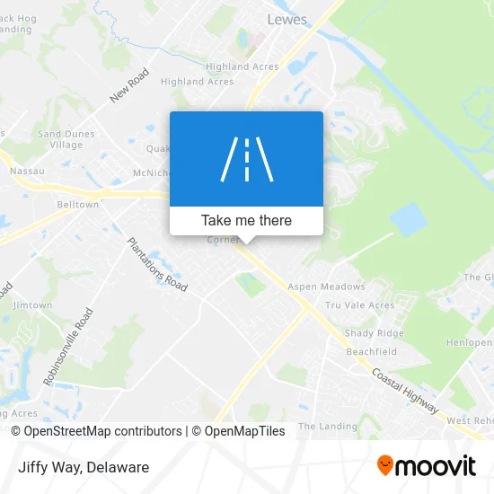 Jiffy Way map