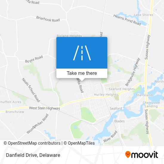 Danfield Drive map