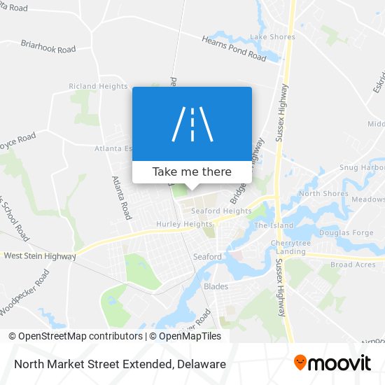 North Market Street Extended map