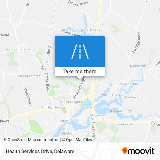 Health Services Drive map
