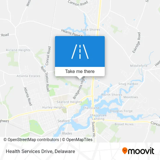 Mapa de Health Services Drive