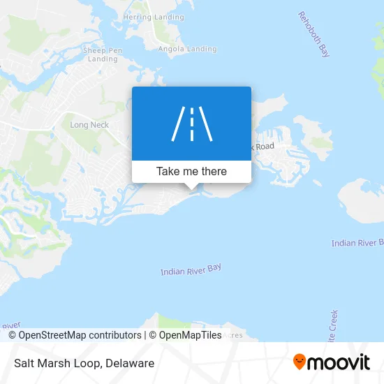 Salt Marsh Loop map