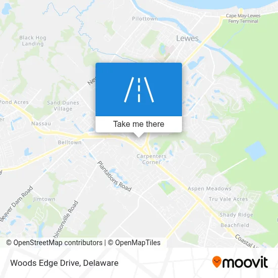 Woods Edge Drive map