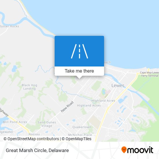 Mapa de Great Marsh Circle