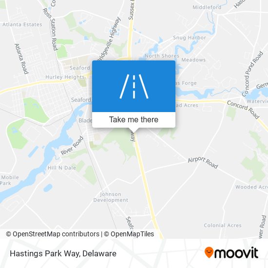 Hastings Park Way map