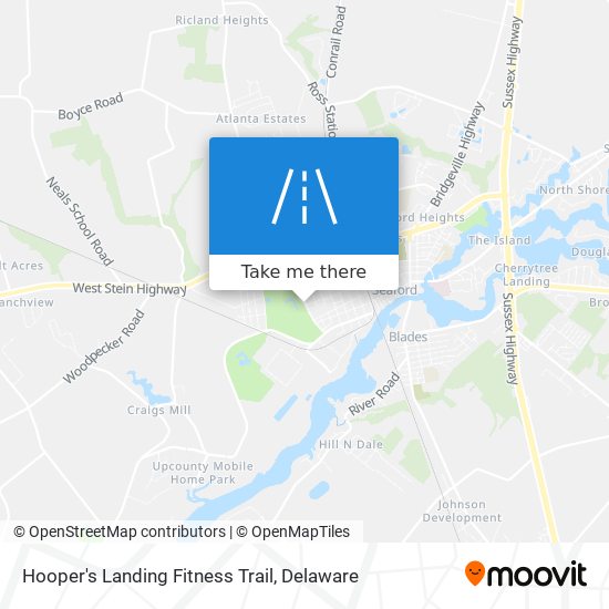 Mapa de Hooper's Landing Fitness Trail
