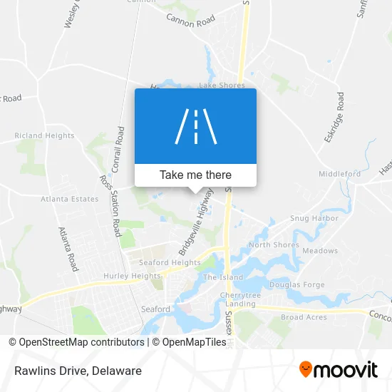 Rawlins Drive map